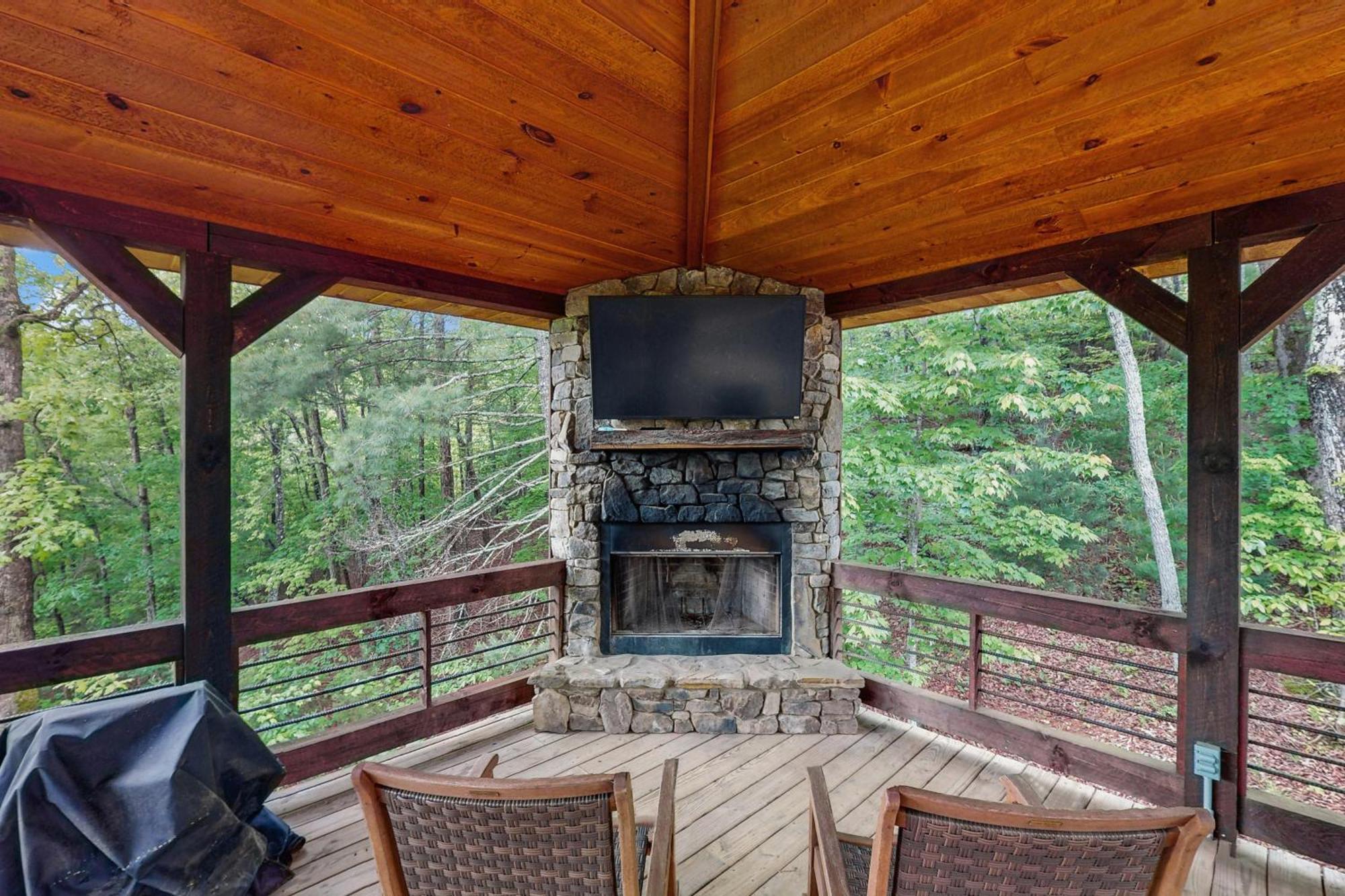Whispering Woods Villa Blue Ridge Exterior foto