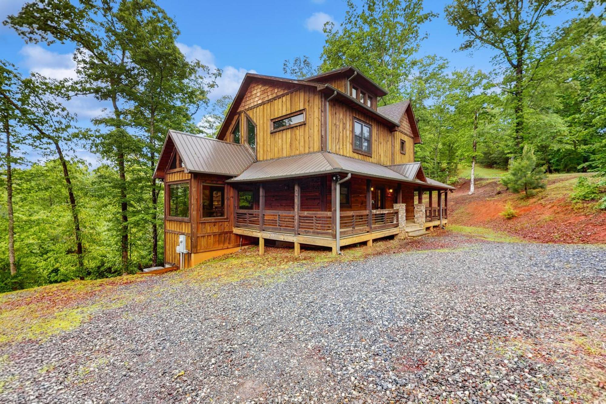 Whispering Woods Villa Blue Ridge Exterior foto
